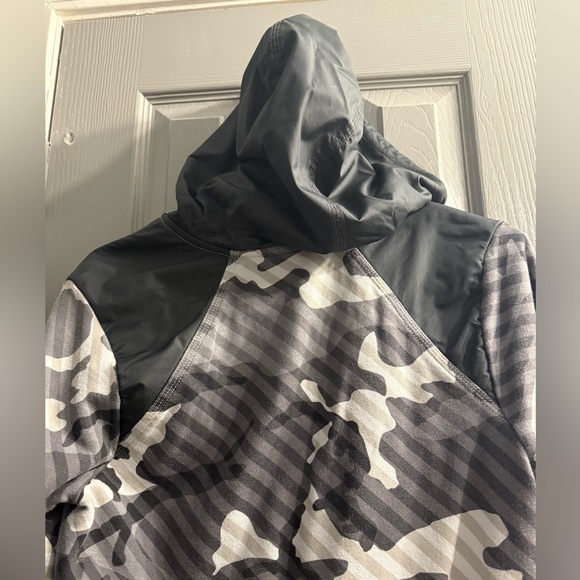 Nike youth full zippered hoodie jacket urban gray camo boys Large - Picture 7 of 12